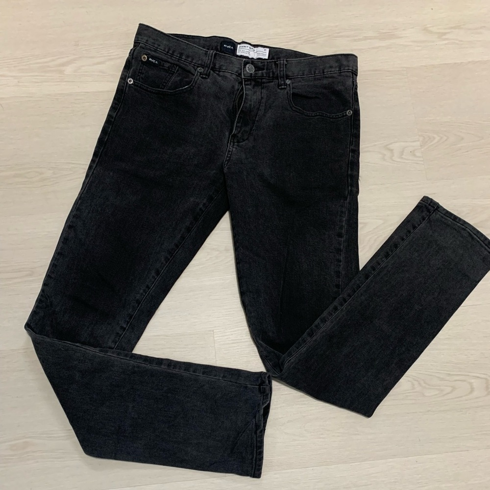 ❤️RVCA black jeans 31